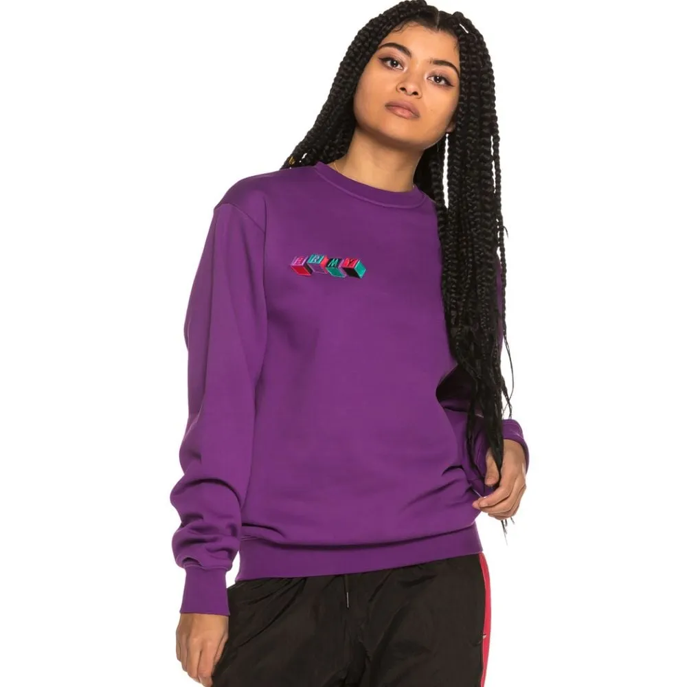 Sudadera Unisex Grimey Brick Top Crewneck SS19 Purple