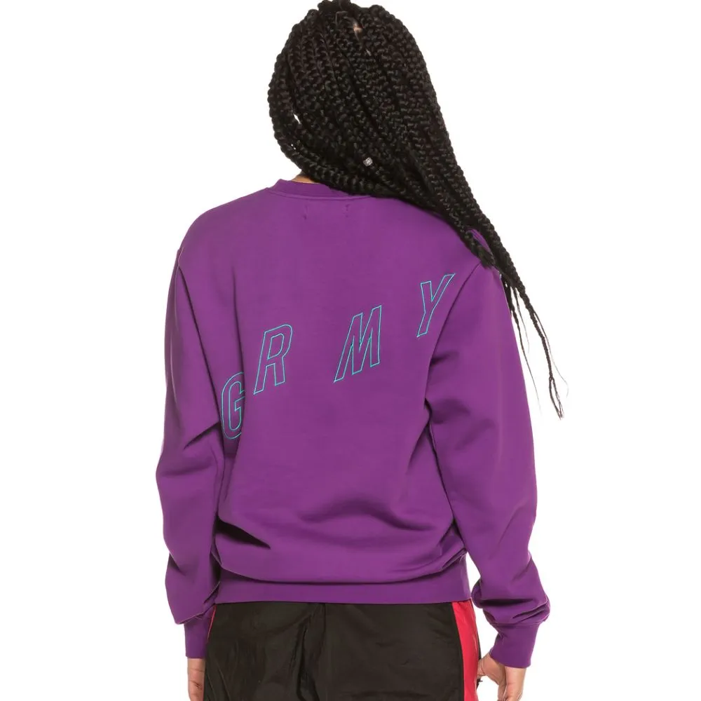 Sudadera Unisex Grimey Brick Top Crewneck SS19 Purple