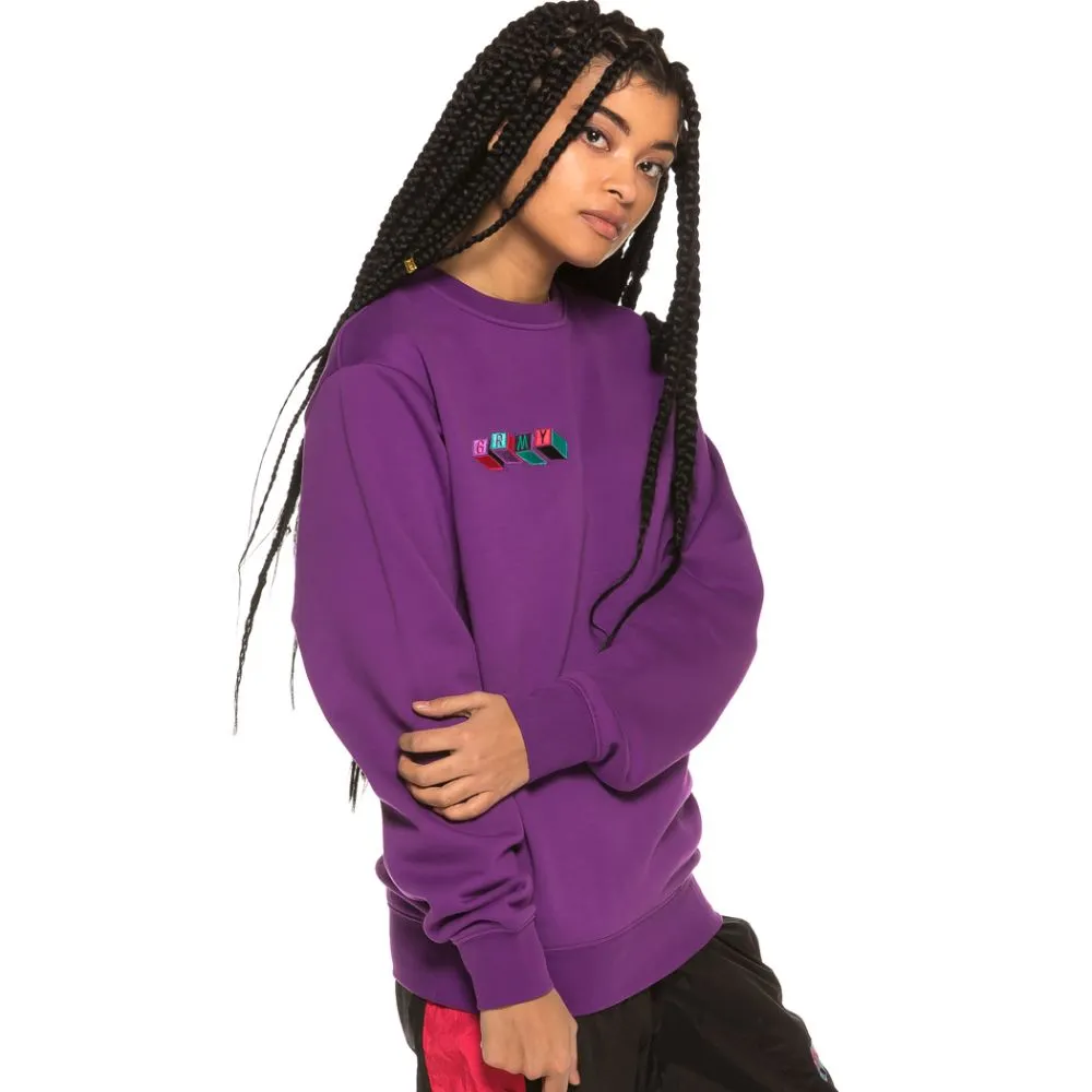 Sudadera Unisex Grimey Brick Top Crewneck SS19 Purple