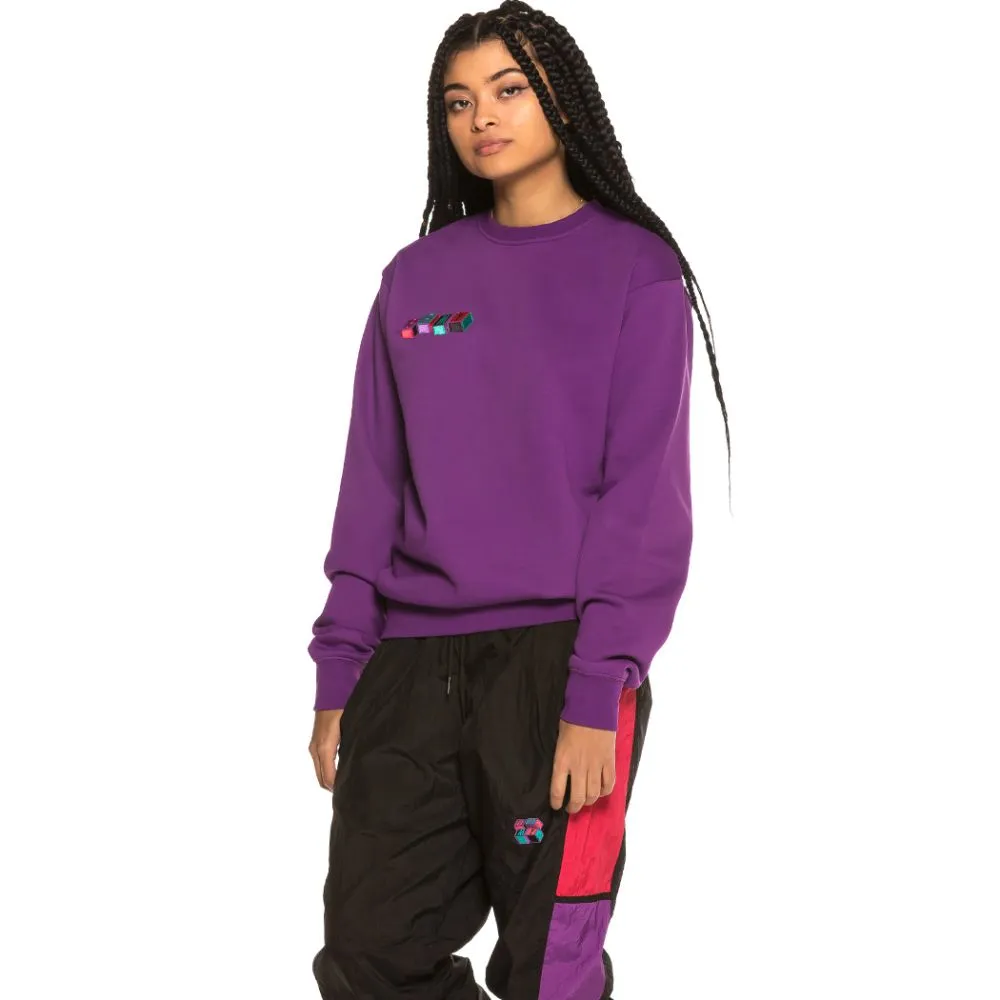 Sudadera Unisex Grimey Brick Top Crewneck SS19 Purple