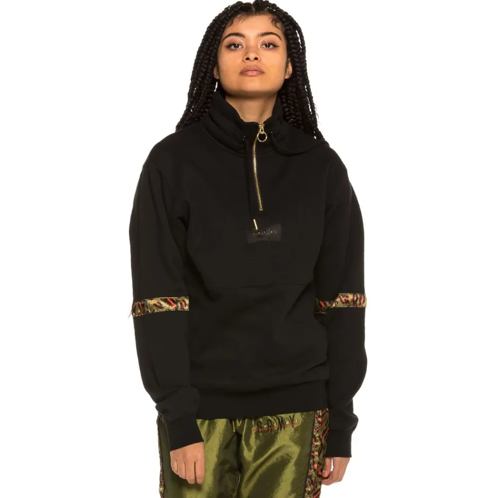 Sudadera Unisex Grimey Midnight High Neck Sweatshirt SS19 Black