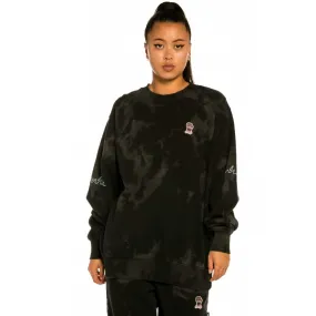 Sudadera Unisex Grimey "Day Dreamer" Crewneck - Bleached Black | Spring 22