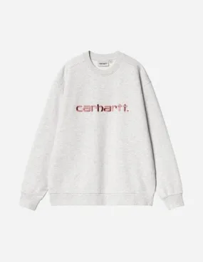 Sudadera W' CARHARTT SWEAT - Ash Heather / Dusty R