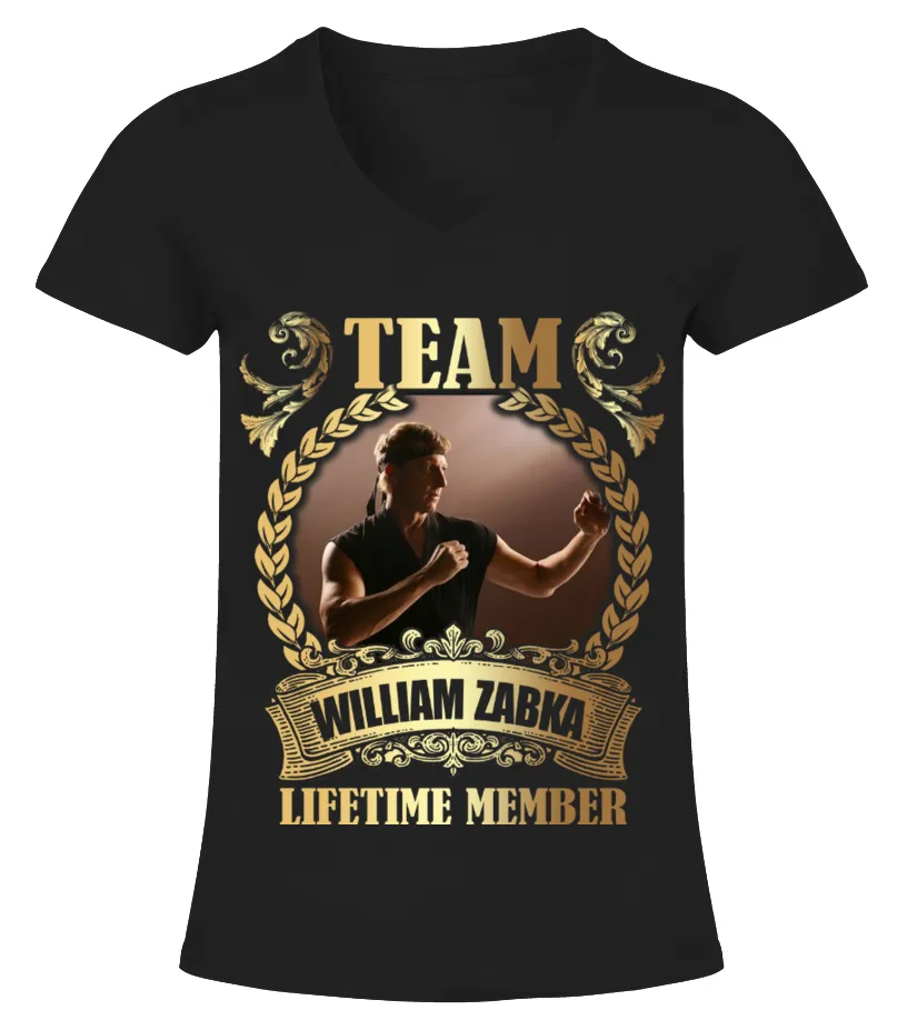 TEAM WILLIAM ZABKA  LIFETIME MEMBER CAMISETA CUELLO PICO MUJER