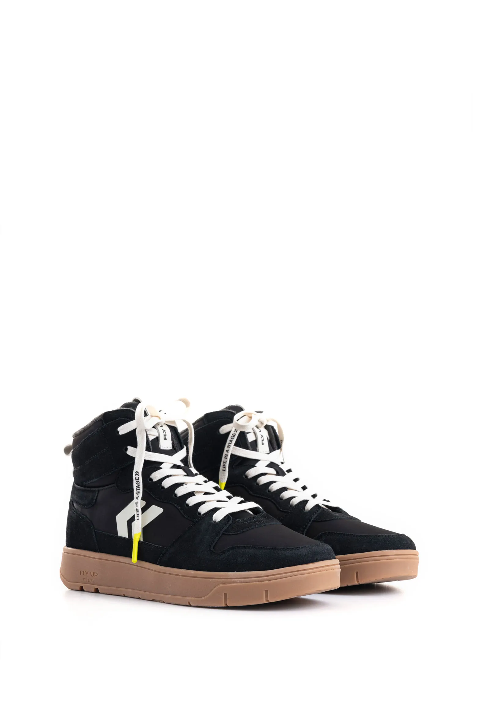 Tenis Fly Up Off 2.0 en textil y cuero para hombre high top