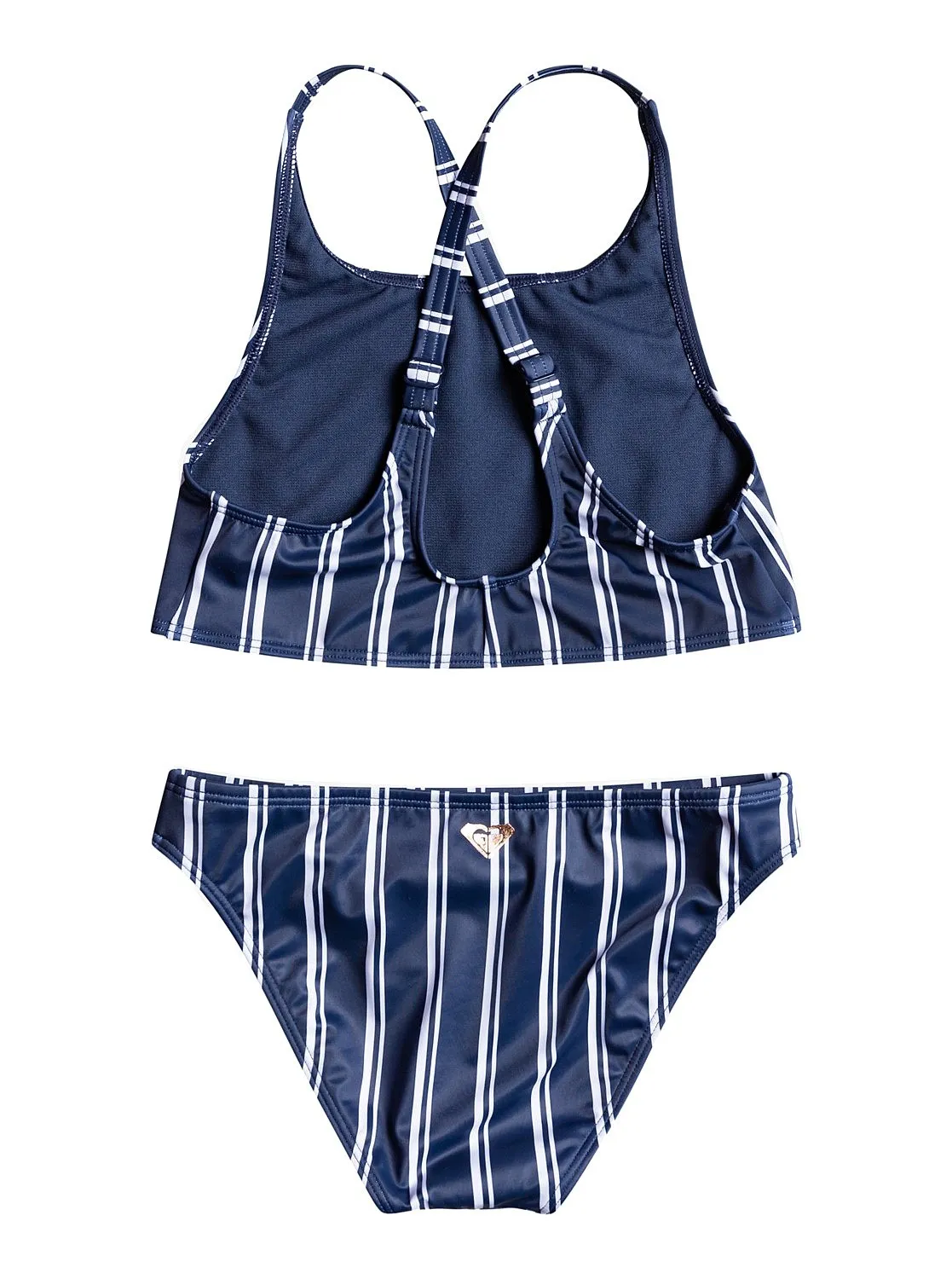 traje de baño Roxy Just Good Vibes Croptop Bico - XBKW/Mood Indigo S At Down Stripe V - girl´s