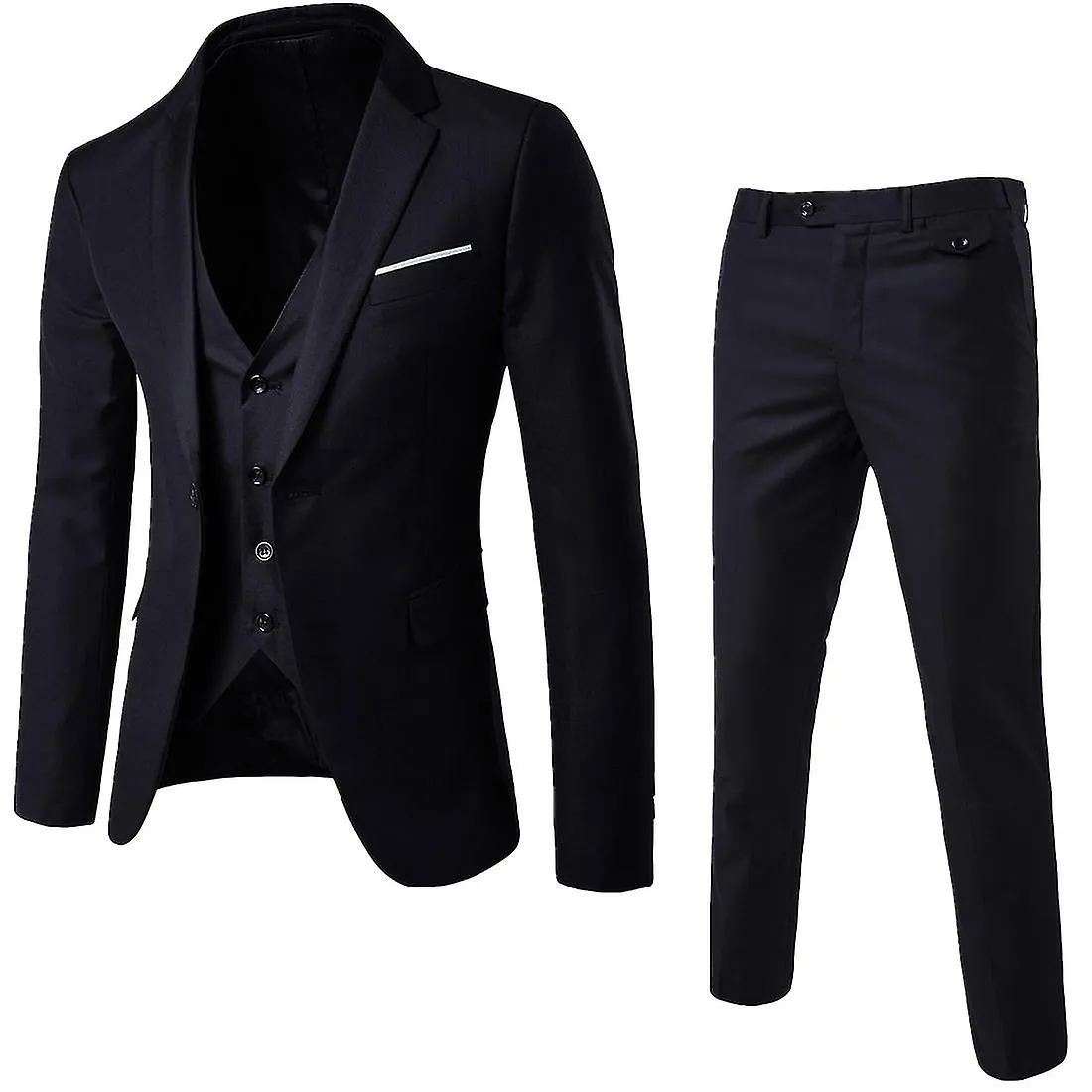 Traje Slim Fit para Hombre Traje De 3 Piezas Traje De Boda Y Danza