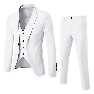 Traje Slim Fit para Hombre Traje De 3 Piezas Traje De Boda Y Danza