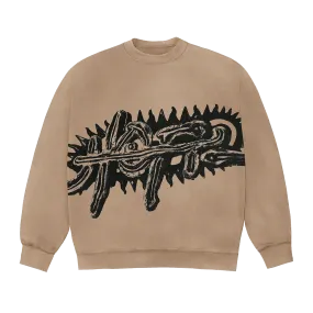 Travis Scott Utopia A3 Crewneck Light Brown