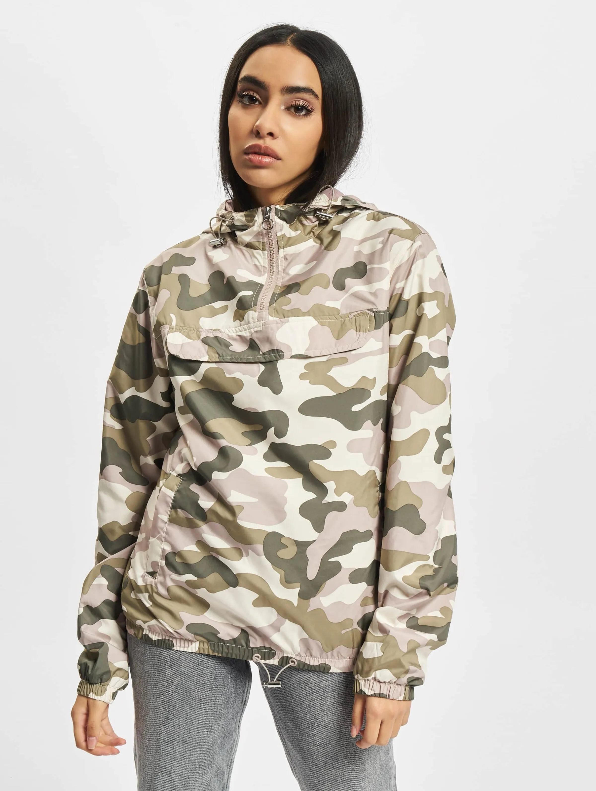 Urban Classics Ladies Camo Pull Over