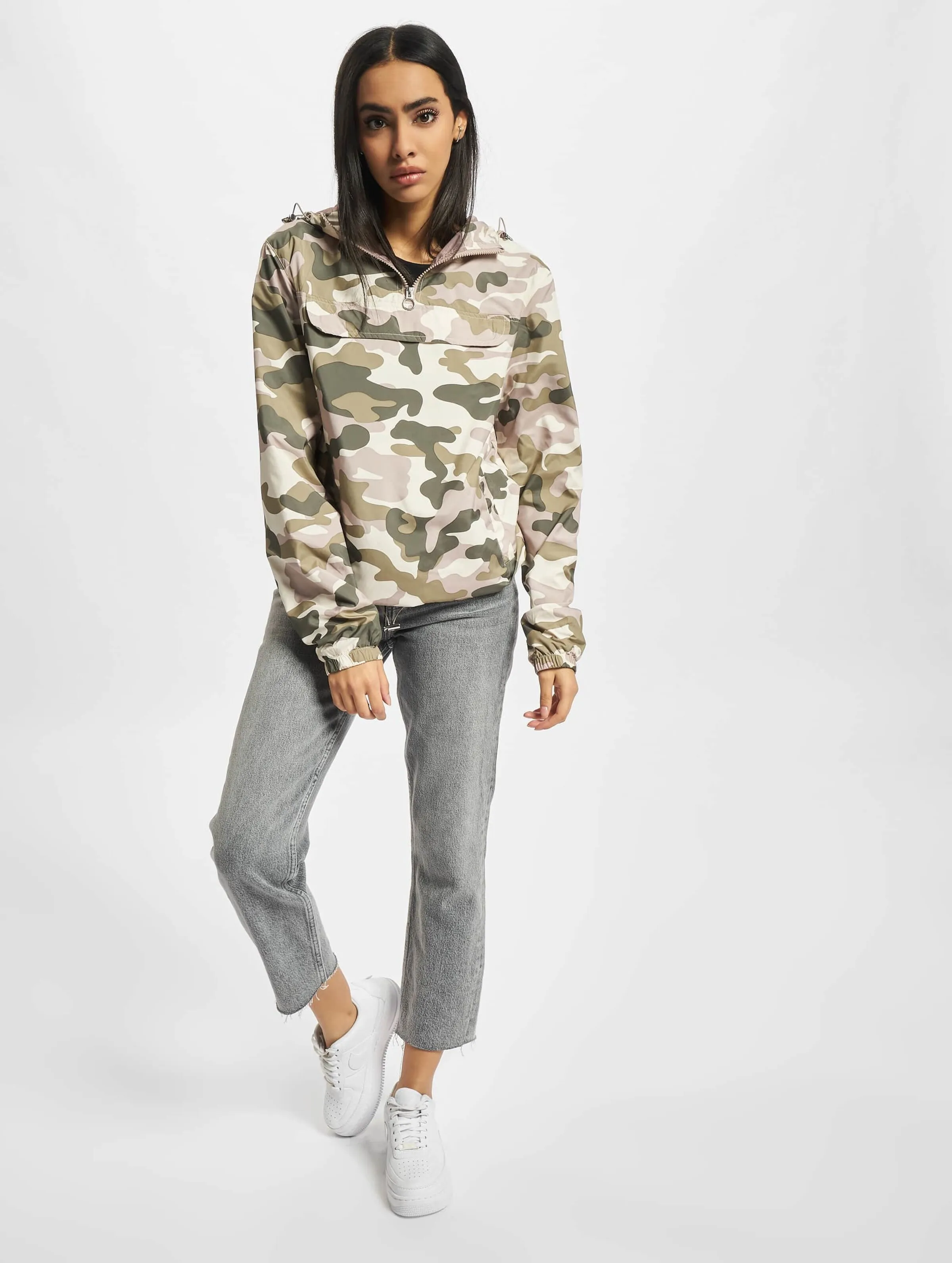 Urban Classics Ladies Camo Pull Over