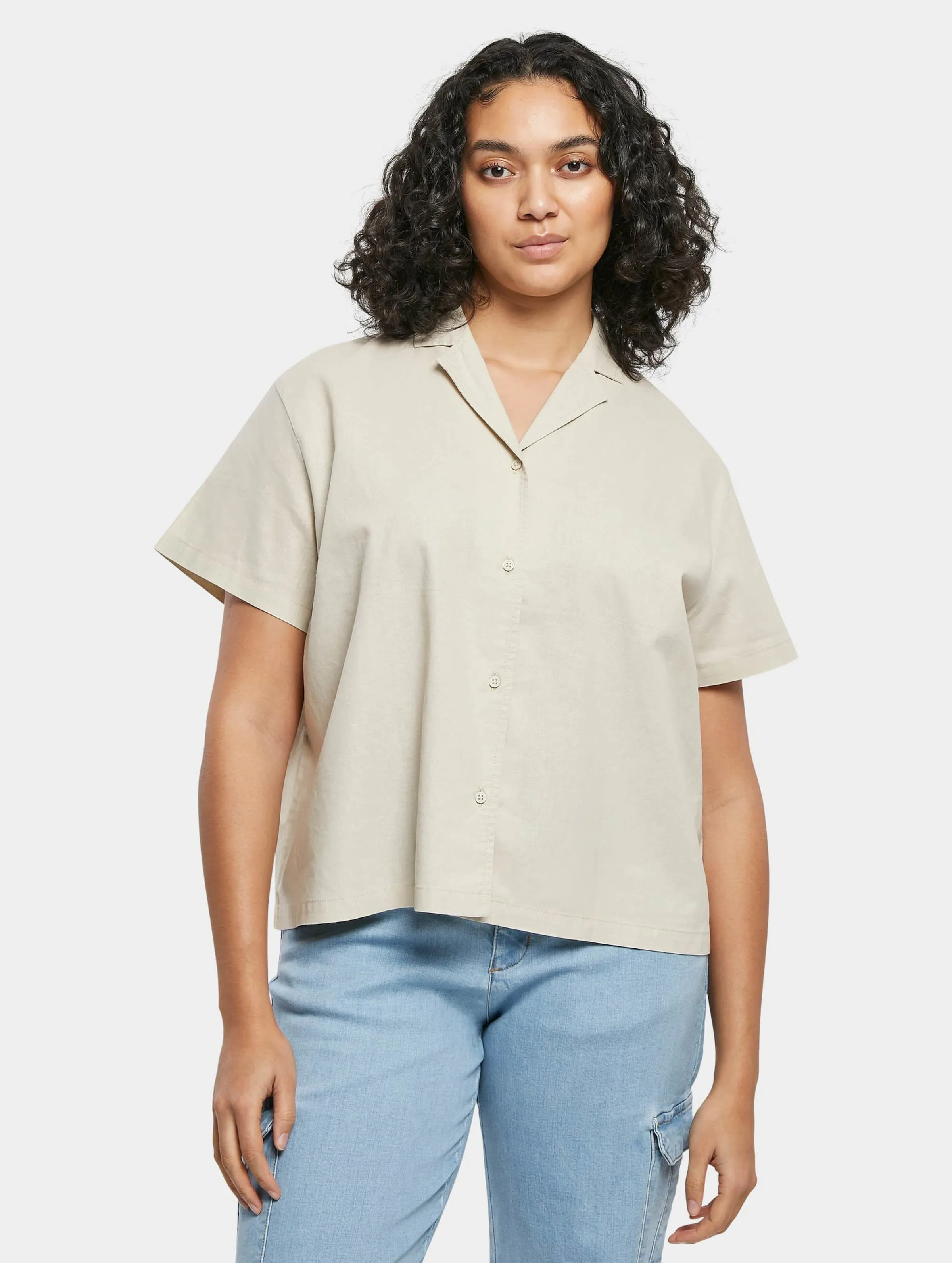 Urban Classics Ladies Linen Mixed Resort