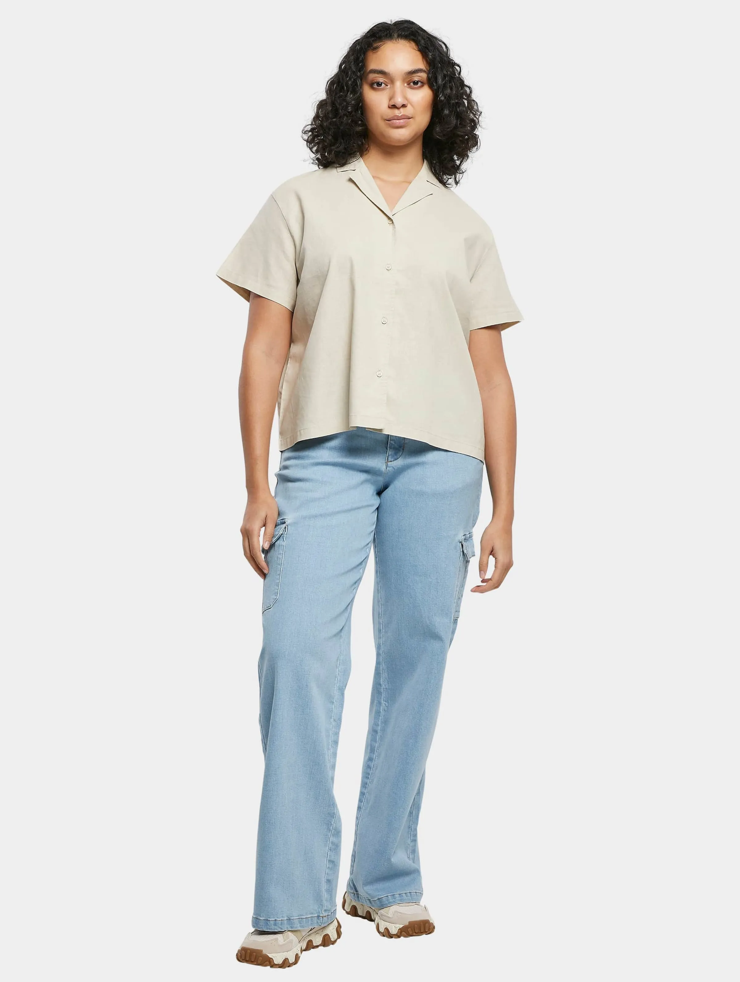 Urban Classics Ladies Linen Mixed Resort