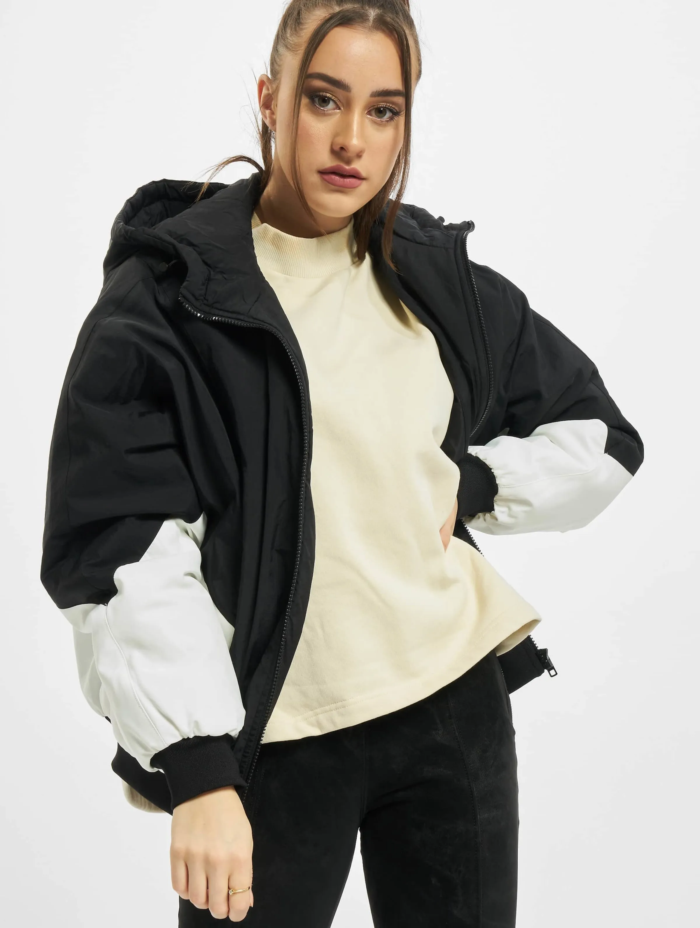 URBAN CLASSICS LADIES PADDED 2TONE BATWING