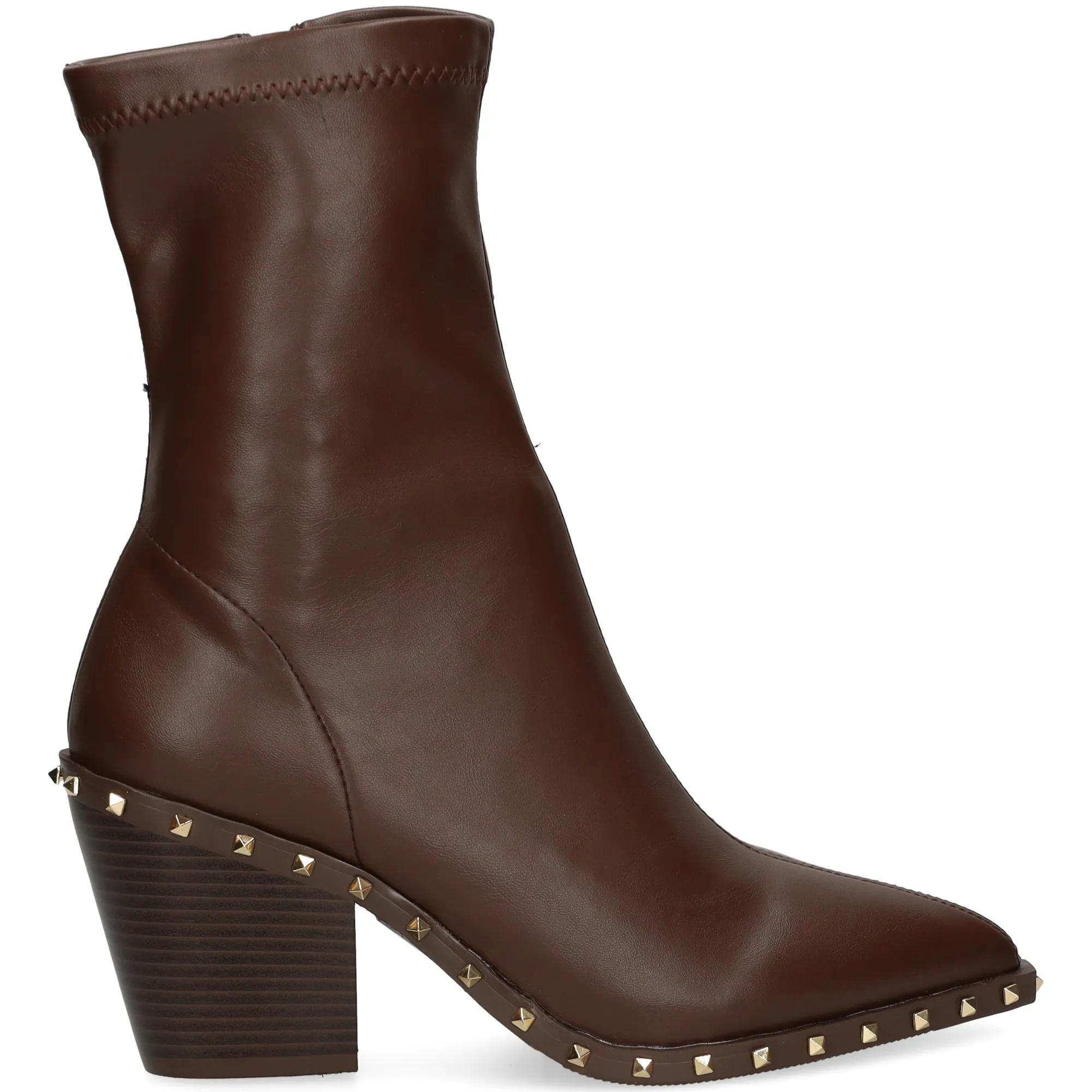 VIBES Botas con tacón de Mujer MARRON