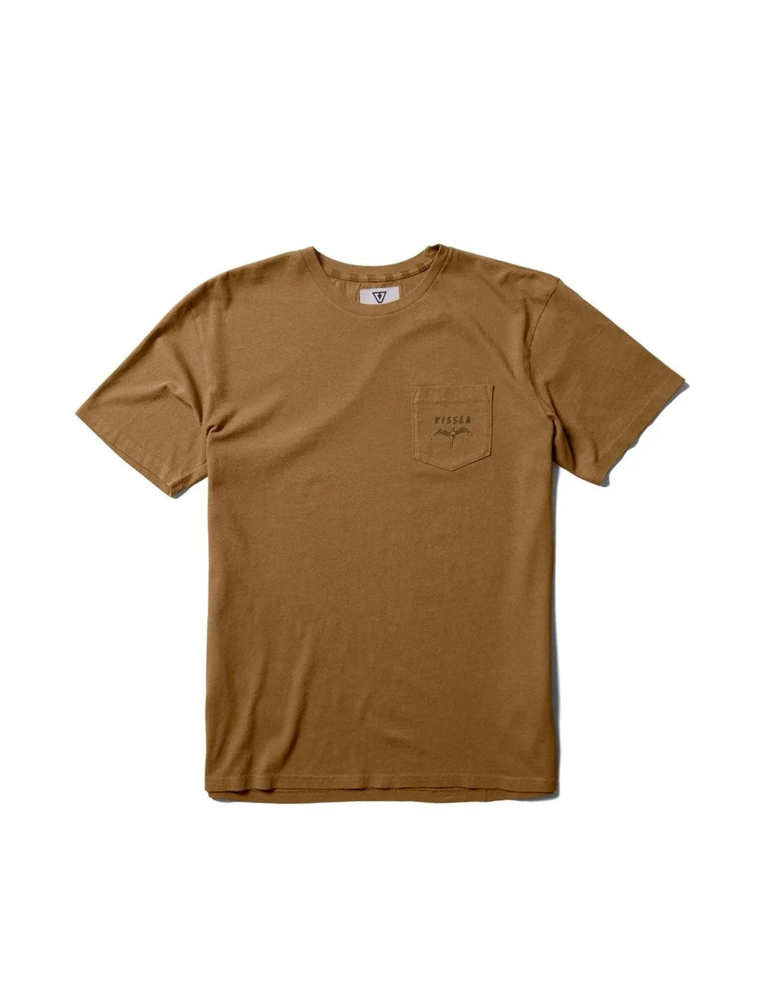 VISSLA LEID BACK SS PKT TEE RUBBER