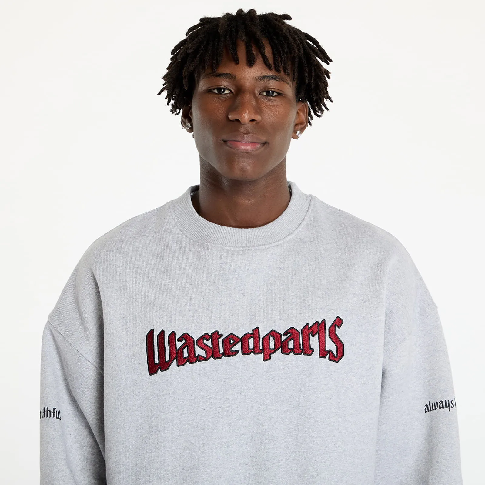 Wasted Paris United Crew Neck Ash Grey