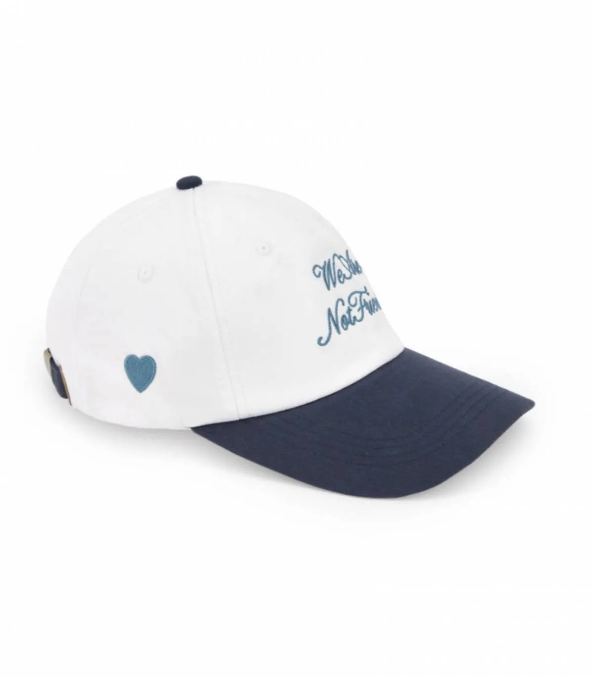 We Are Not Friends - Gorra Unisex Blanca - Mediterranean Club Hat