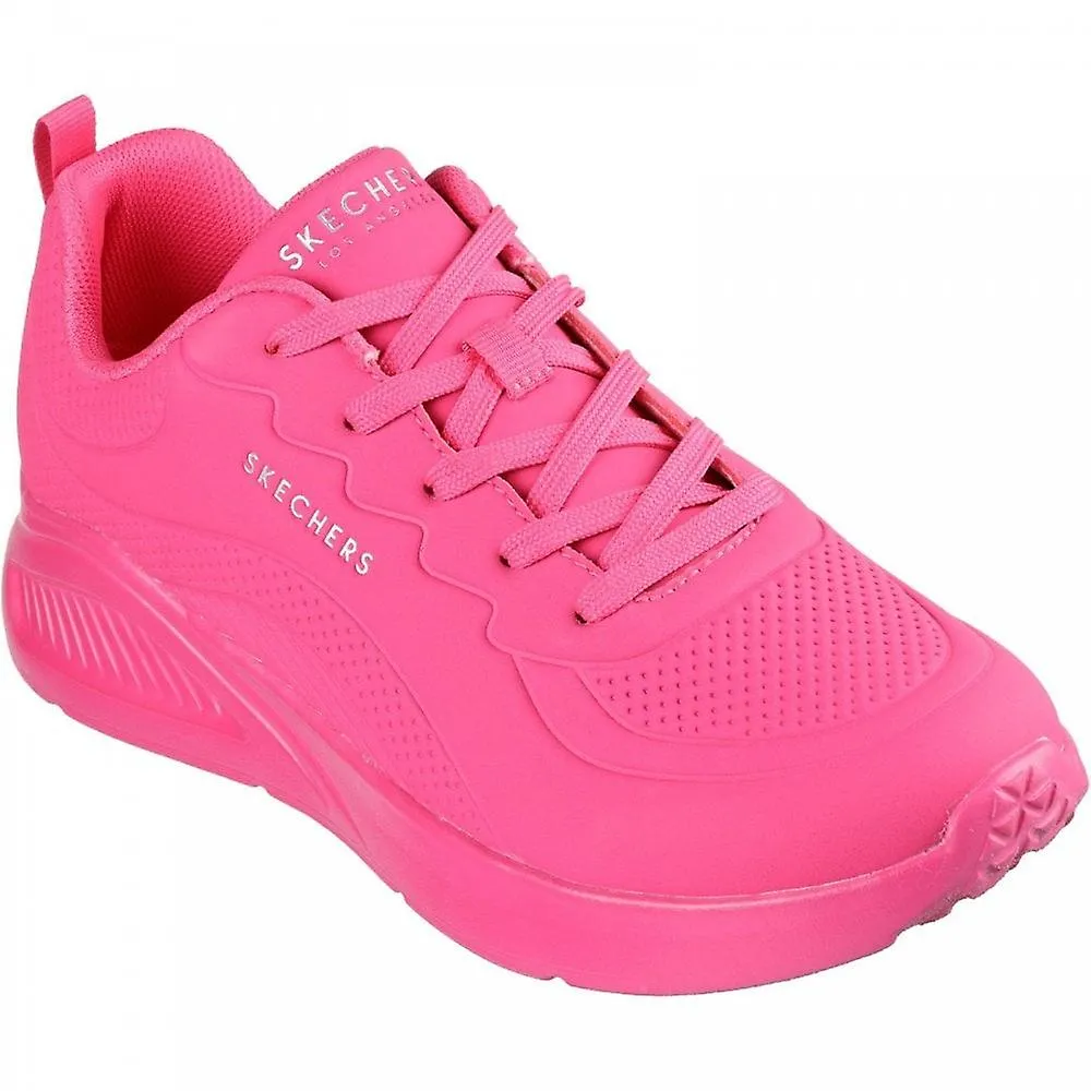 Women's Skechers Uno Lite - Lighter One | Hot Pink | Womens Lace Up Trainers