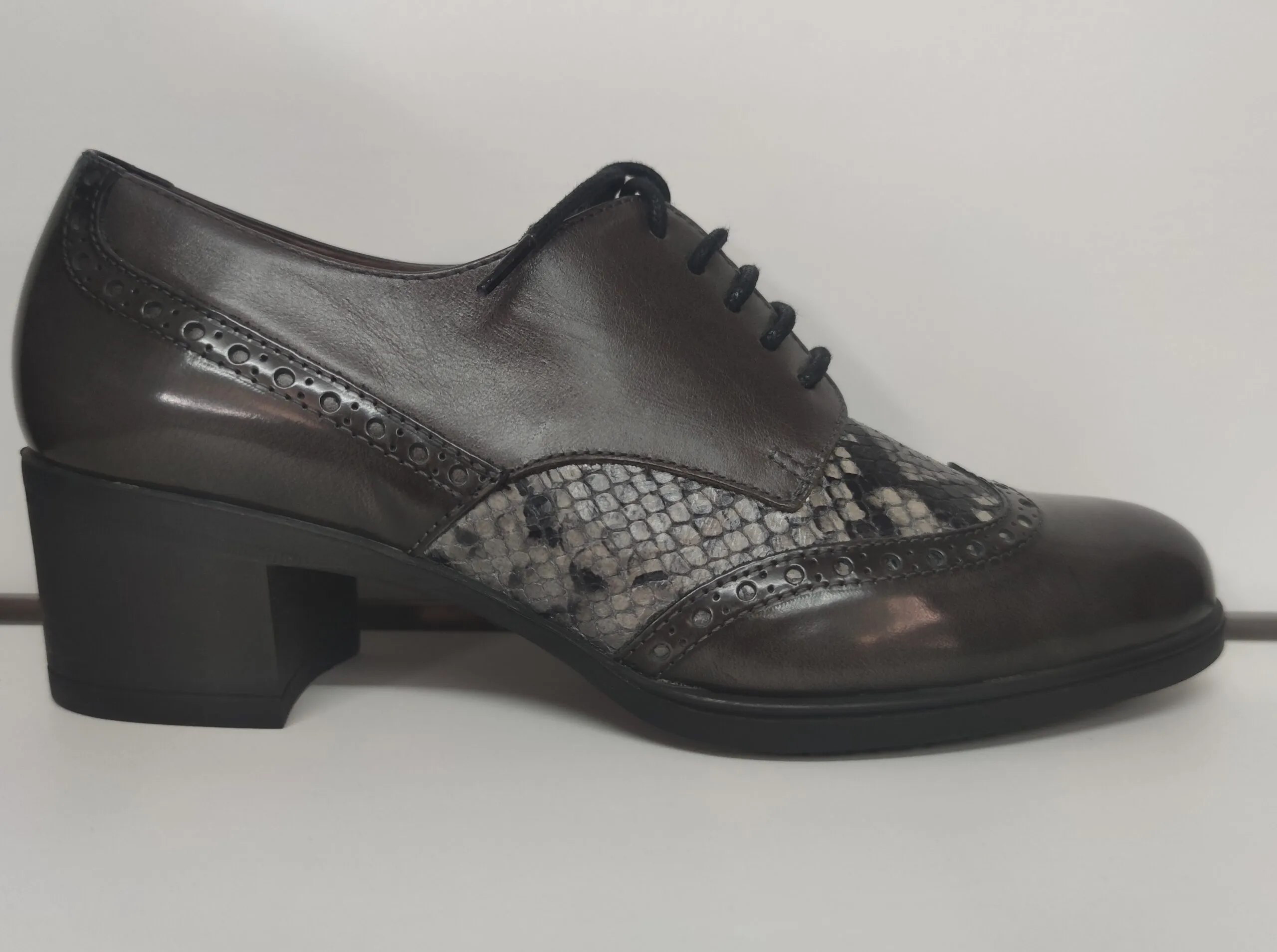 Wonders G-4051 zapatos oxford piel antracita