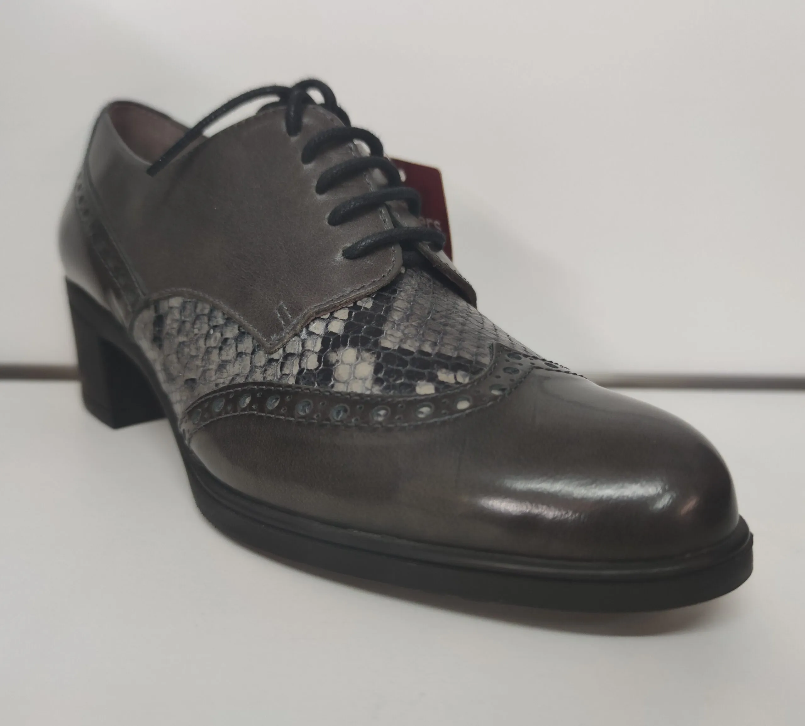 Wonders G-4051 zapatos oxford piel antracita