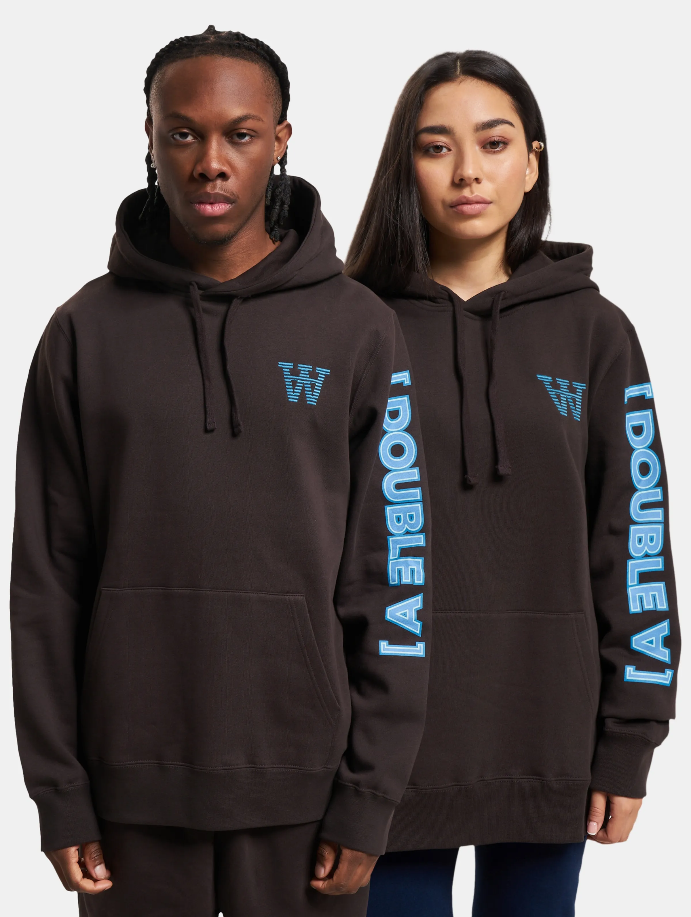 Wood Wood Ash Sleeve Print Hoodie