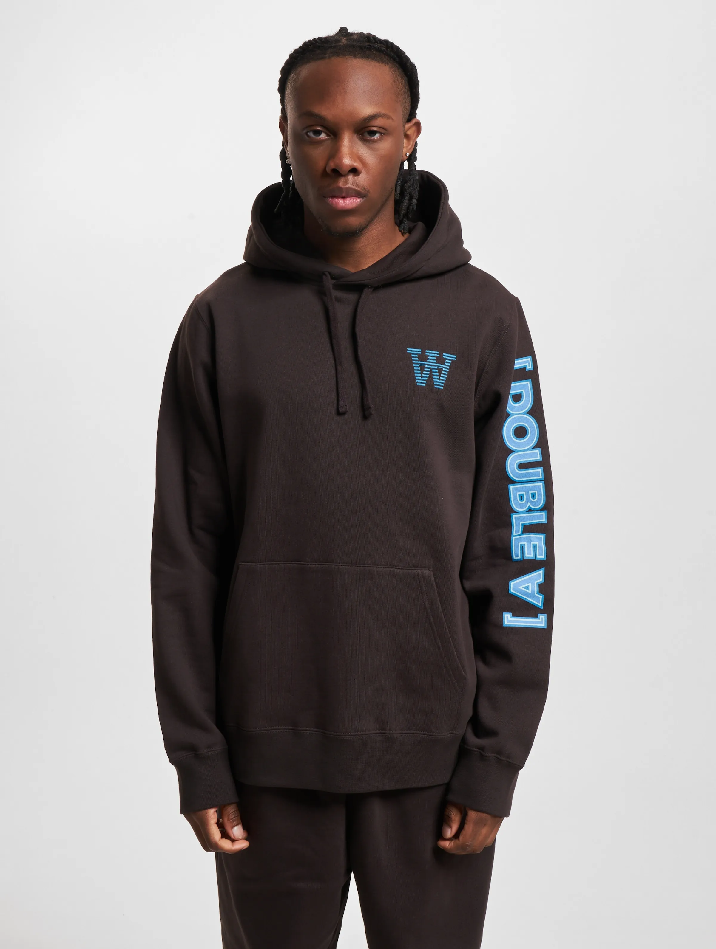 Wood Wood Ash Sleeve Print Hoodie