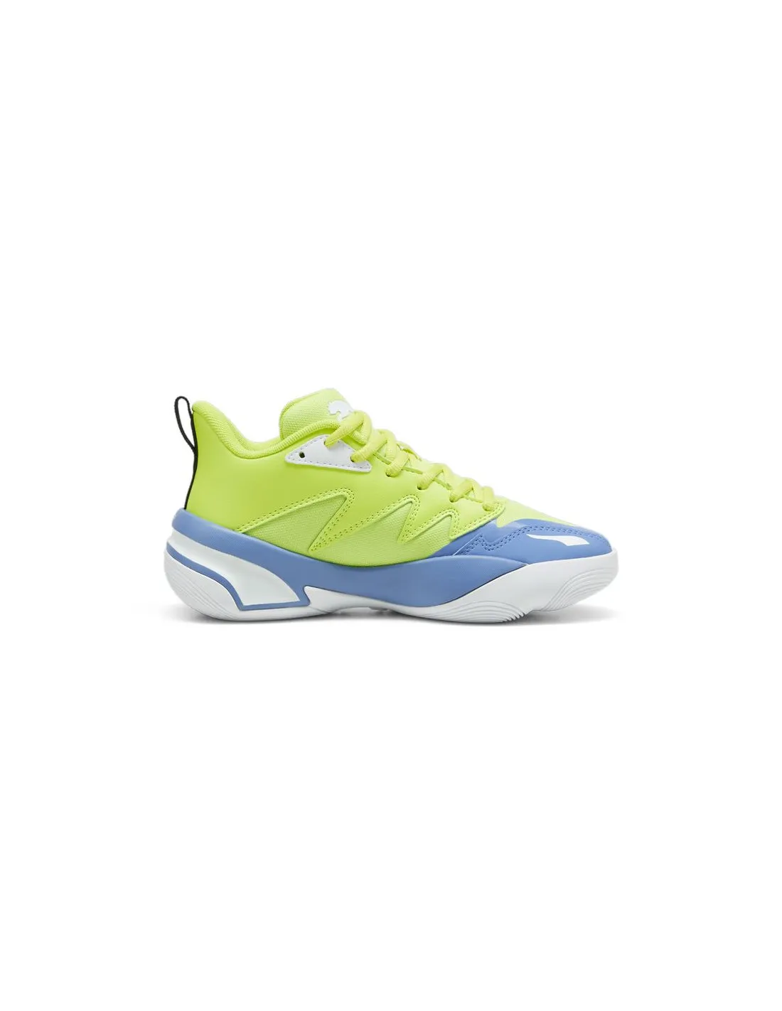 Zapatillas de Baloncesto Puma Genetics Infantil Electric Lima Azul