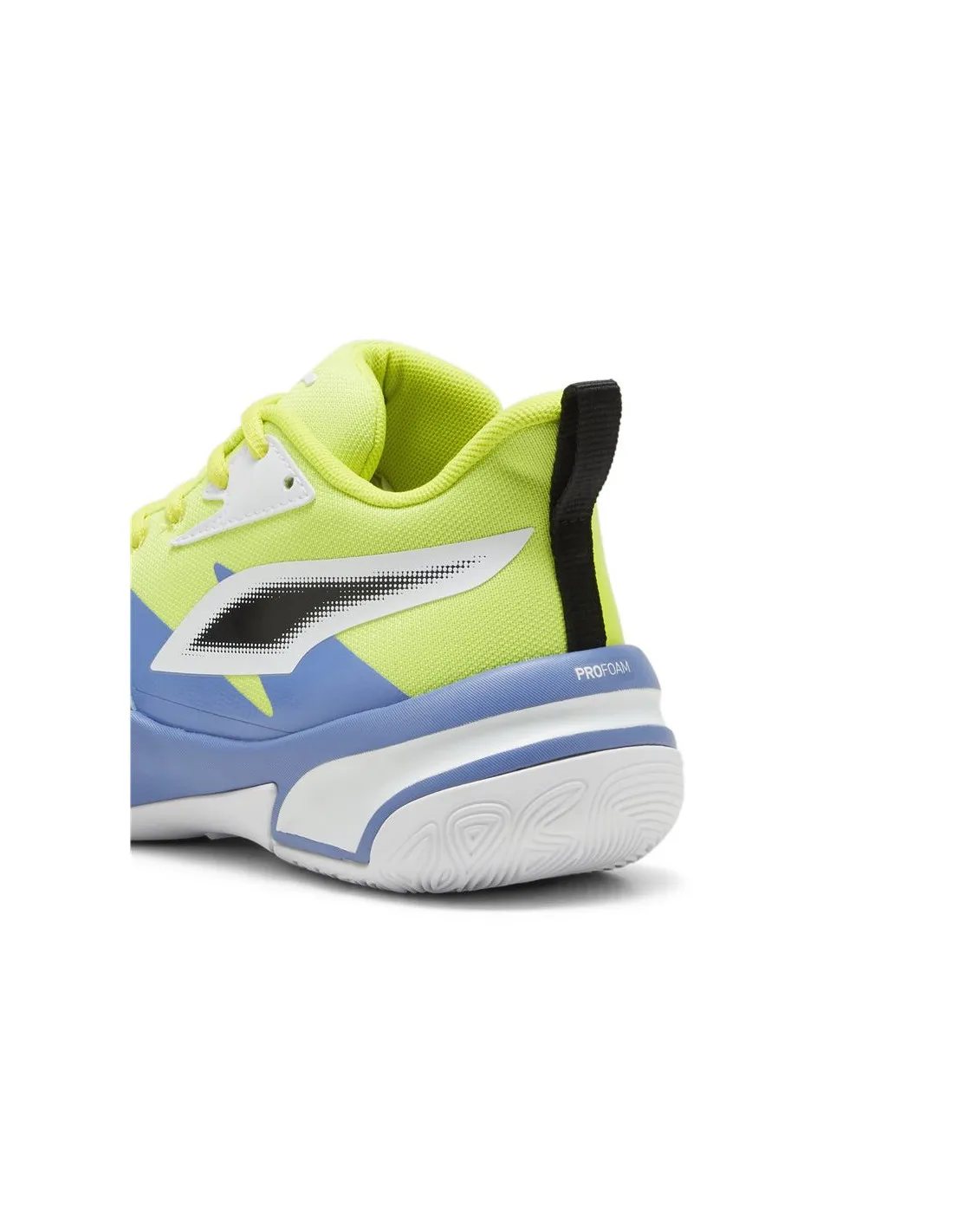 Zapatillas de Baloncesto Puma Genetics Infantil Electric Lima Azul