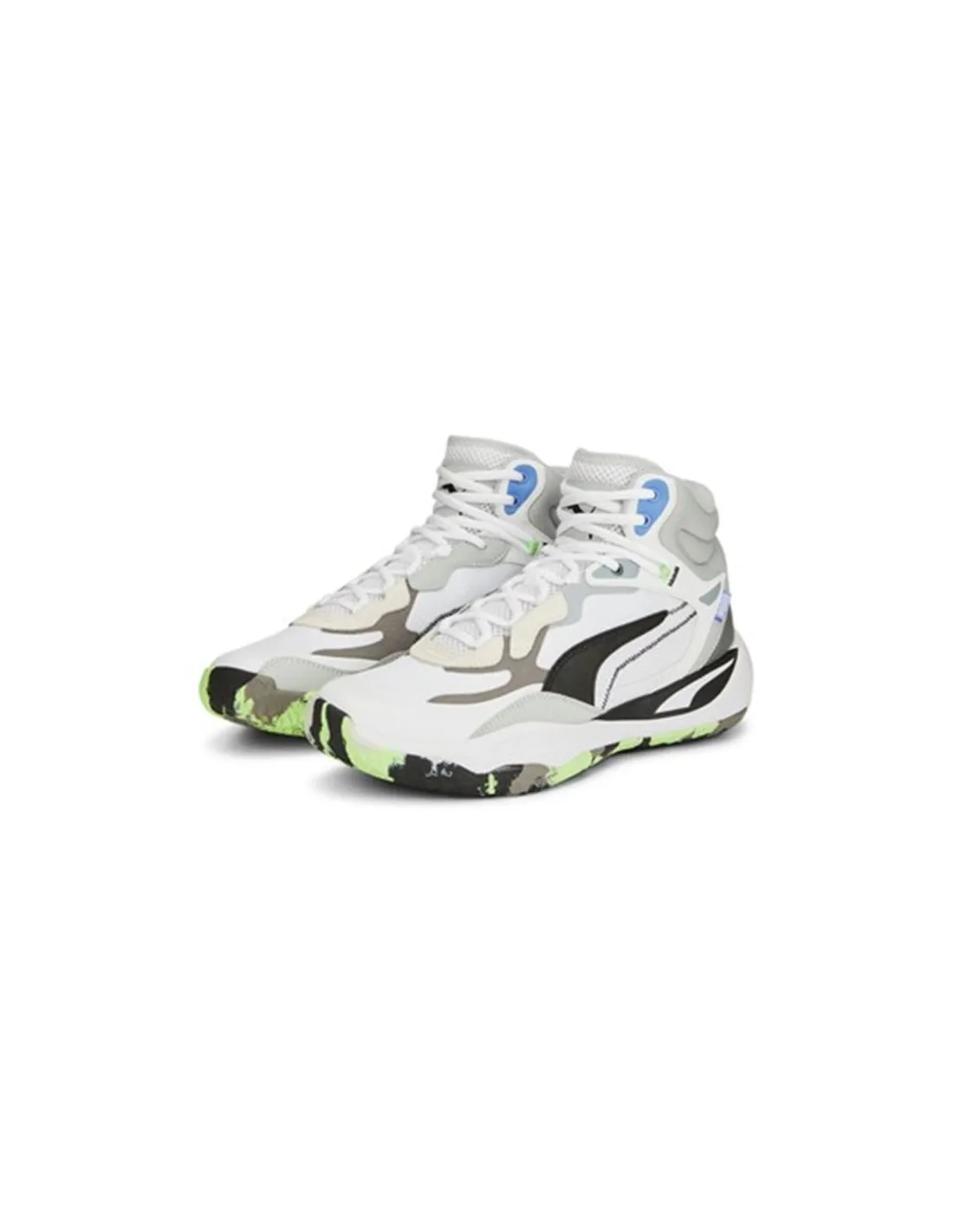 Zapatillas de Baloncesto Puma Playmaker Pro Mid White