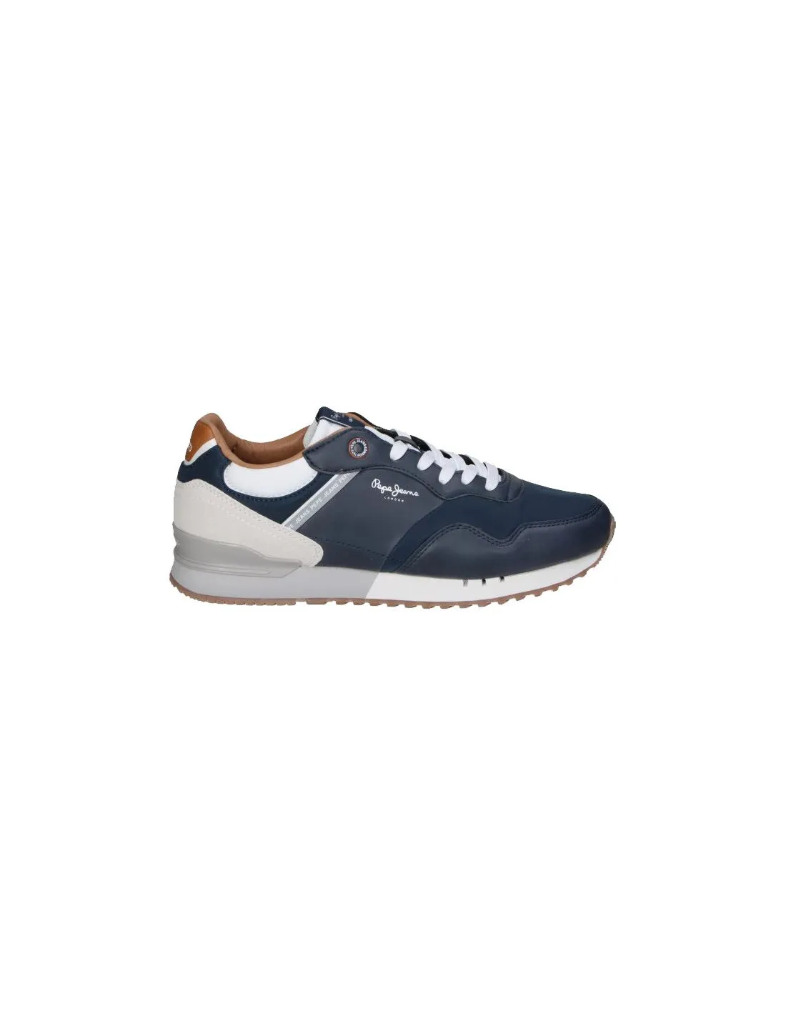 Zapatillas Pepe Jeans London Court Hombre Azul Marino