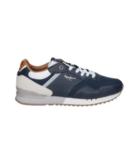 Zapatillas Pepe Jeans London Court Hombre Azul Marino