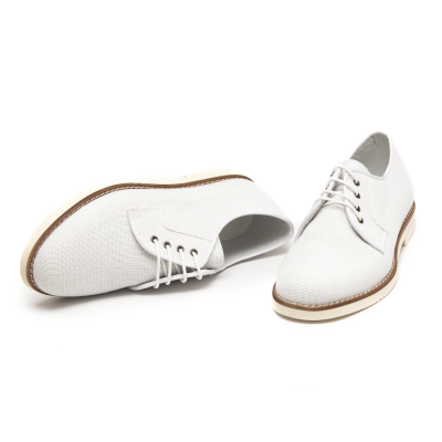 Zapato comunion lino blanco