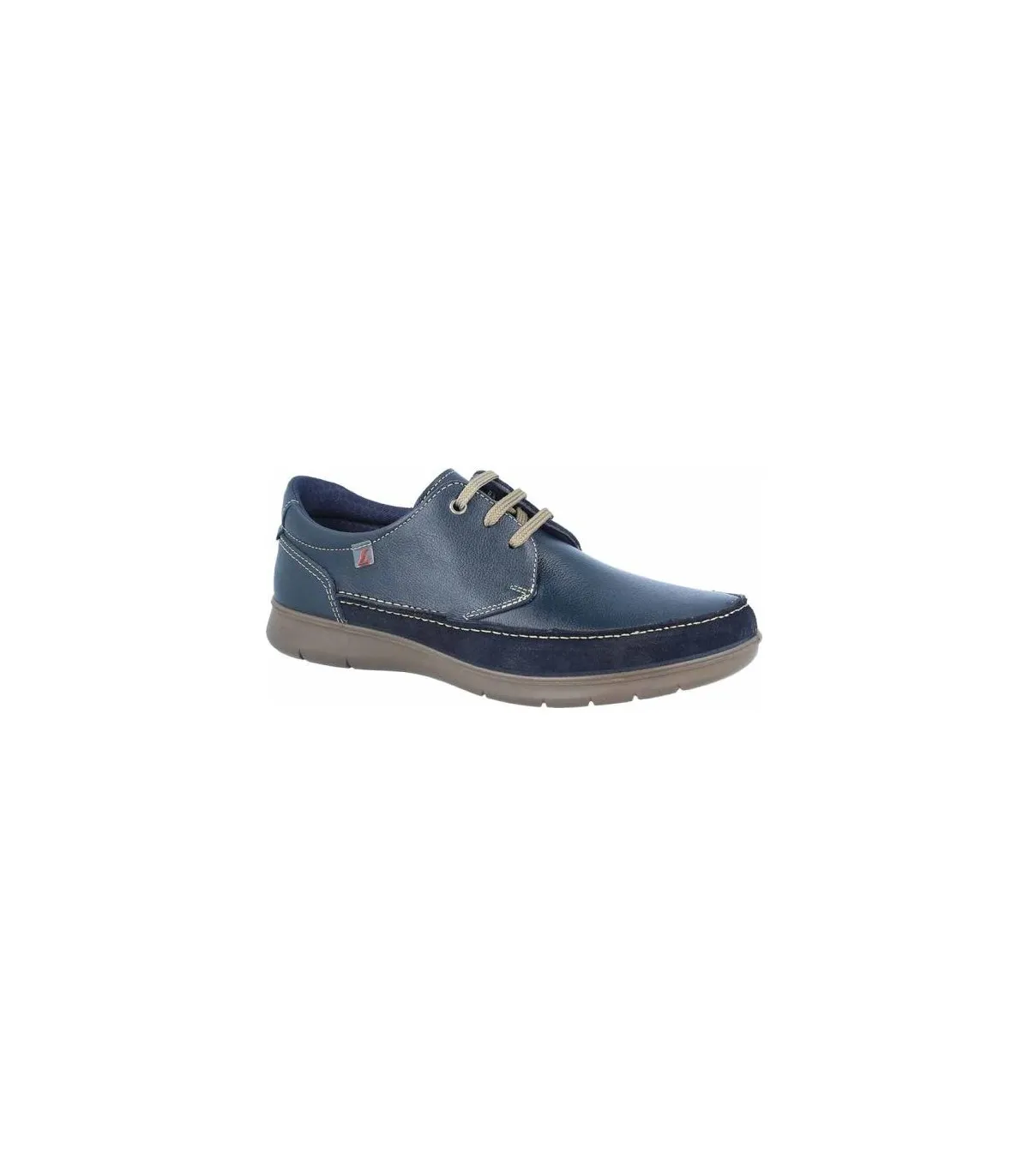 Zapato con cordones en azul marino