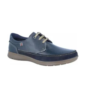 Zapato con cordones en azul marino