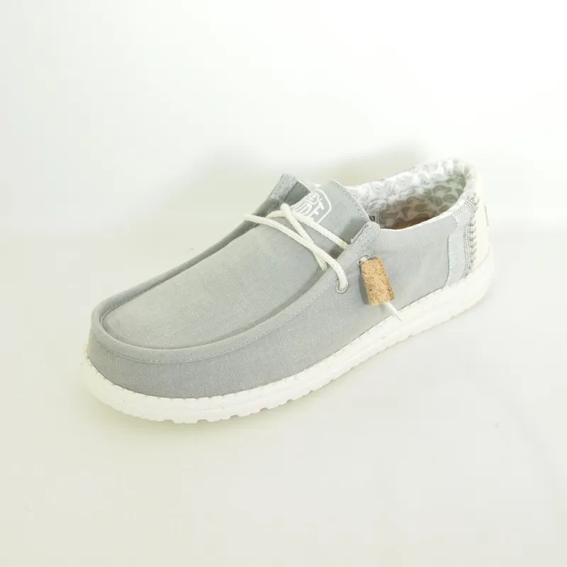 Zapatos Dude Wally Break Stitch Gris