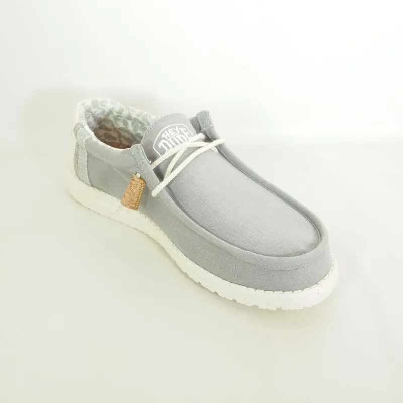 Zapatos Dude Wally Break Stitch Gris