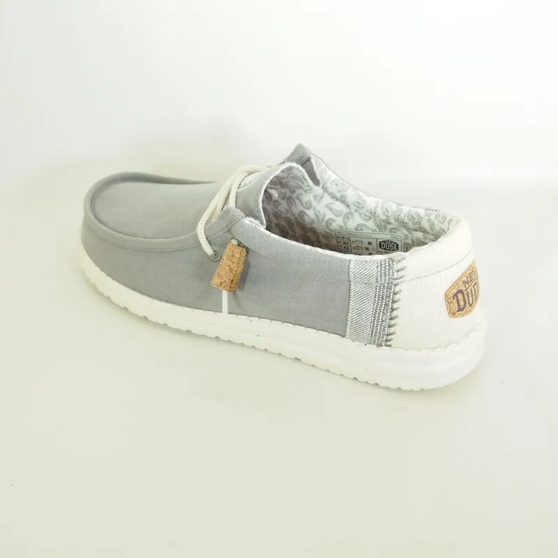 Zapatos Dude Wally Break Stitch Gris