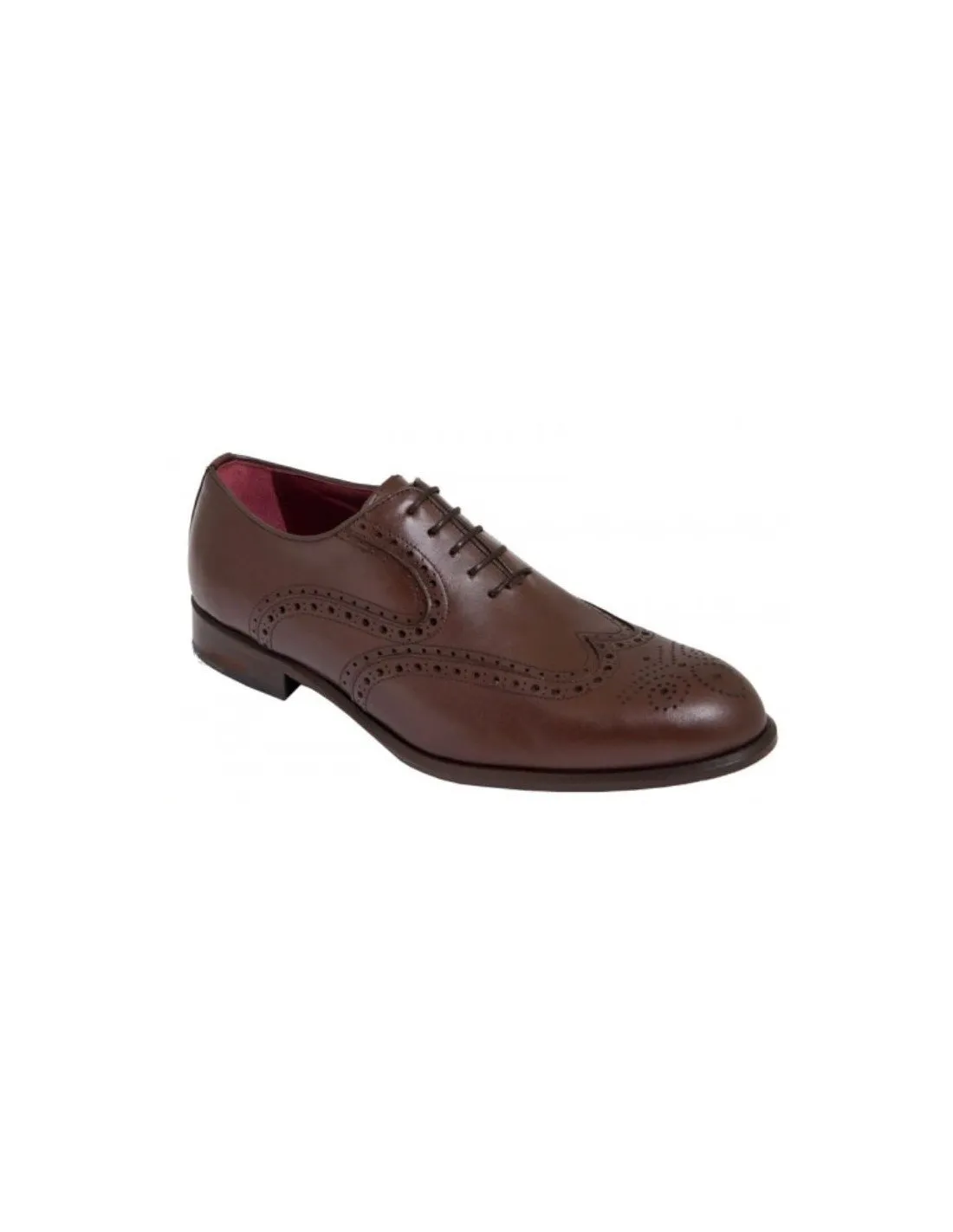 Zapatos oxford caoba suela cuero