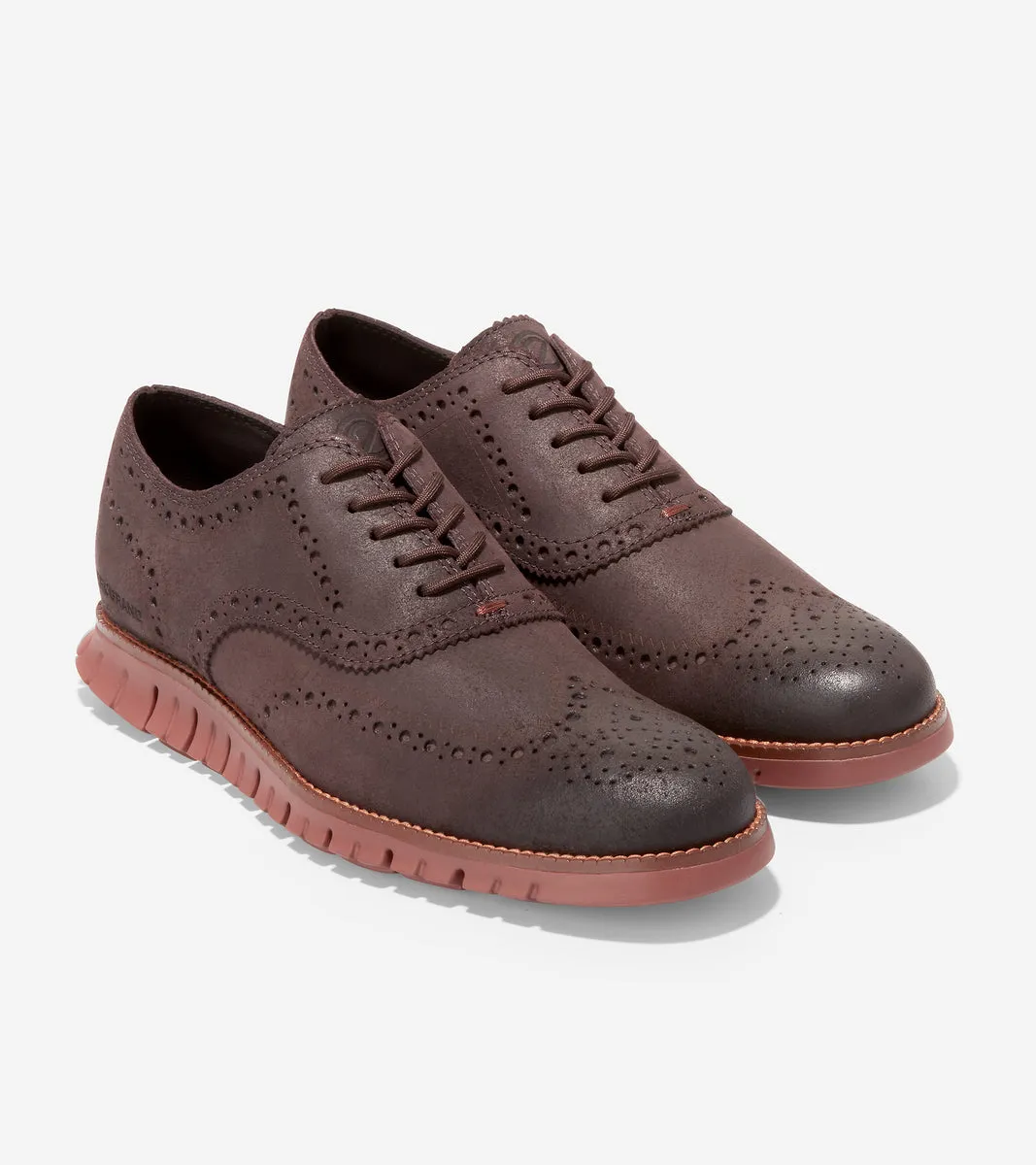 Zapatos Oxford de Ante de Hombre | Men's ZERØGRAND Wingtip Oxford