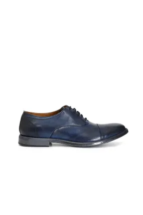 zapatos oxford de piel navy