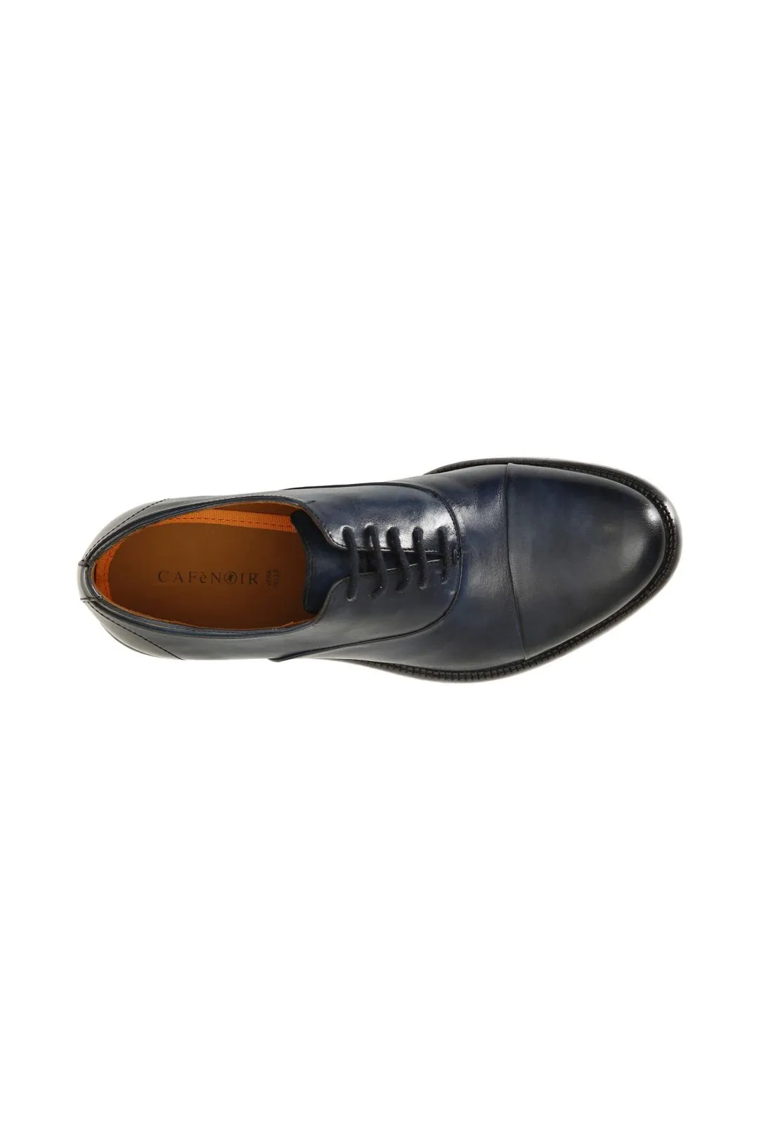 zapatos oxford de piel navy