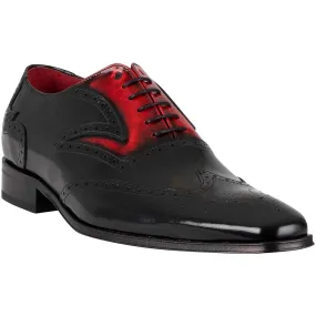 Zapatos Oxford De Piel Pulida