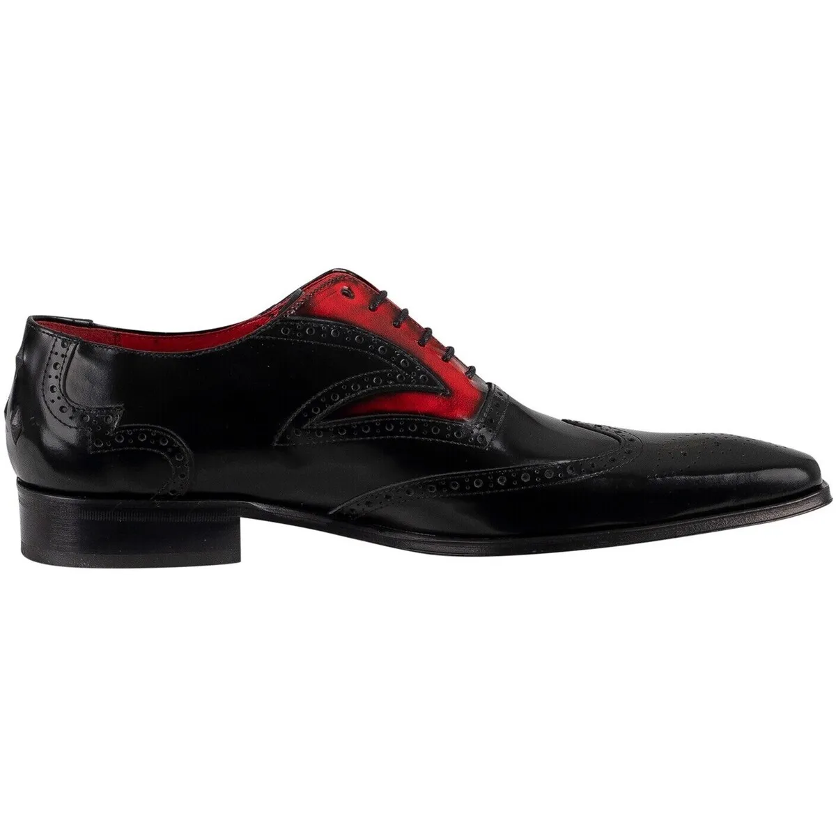 Zapatos Oxford De Piel Pulida