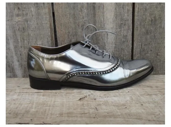 Zapatos oxford metalizados lanvin p 39 Plata 