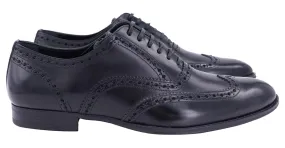 Zapatos Oxford Wingtip Dolce & Gabbana en cuero negro 