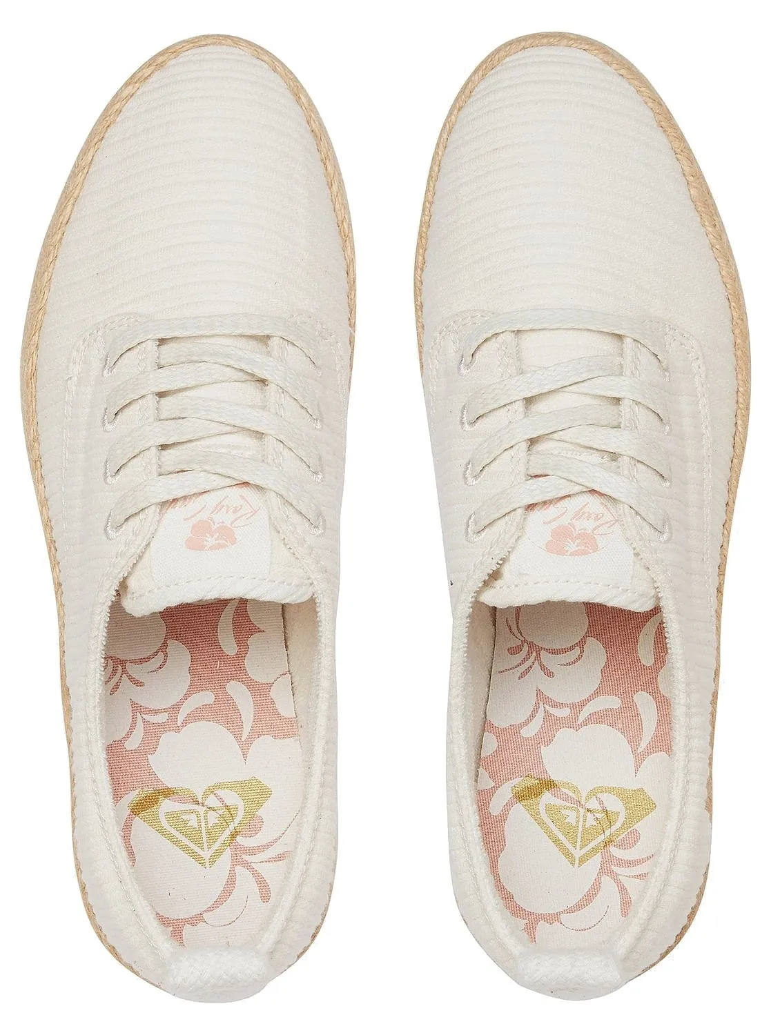 zapatos Roxy Shaka Jute - WHT/White - women´s