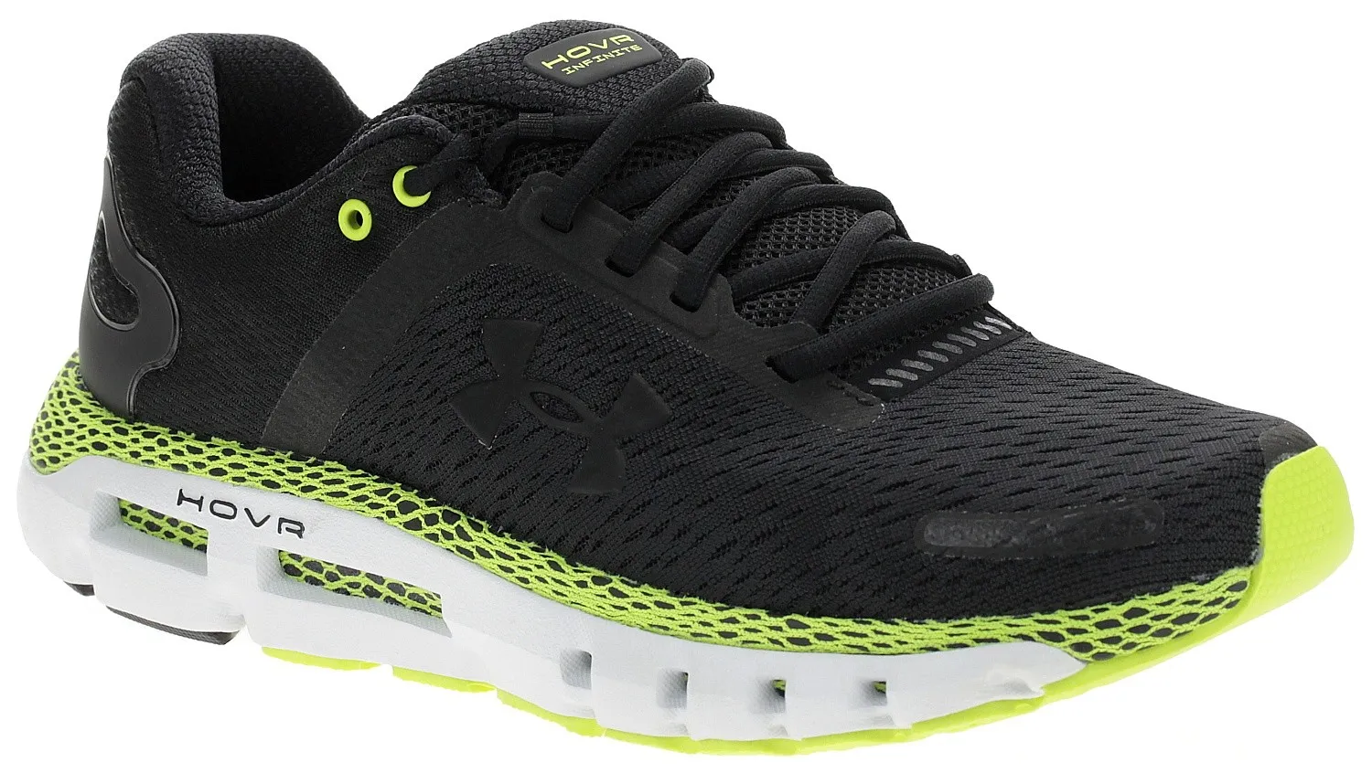 zapatos Under Armour Hovr Infinite 2 - 002/Black/Green Citrine/Black - men´s