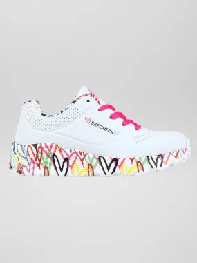 Zapatos 'Skechers Street¿ Uno Lite - Lovely Luv' - blanco